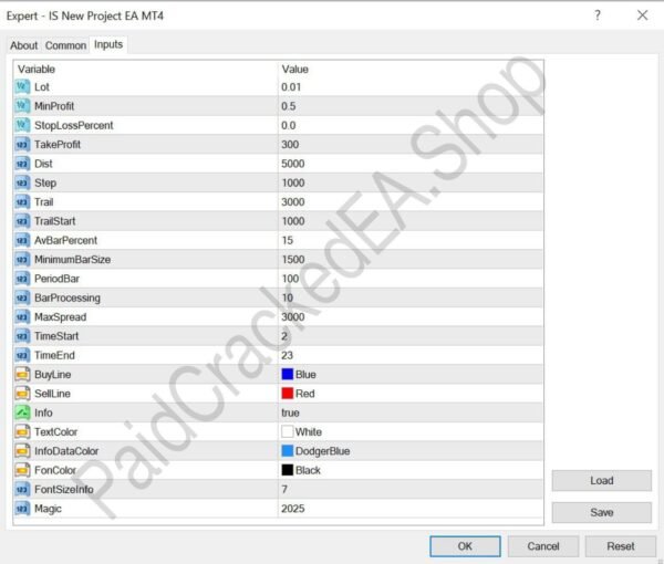 Is New Project EA V1.0 MT4 - Image 3
